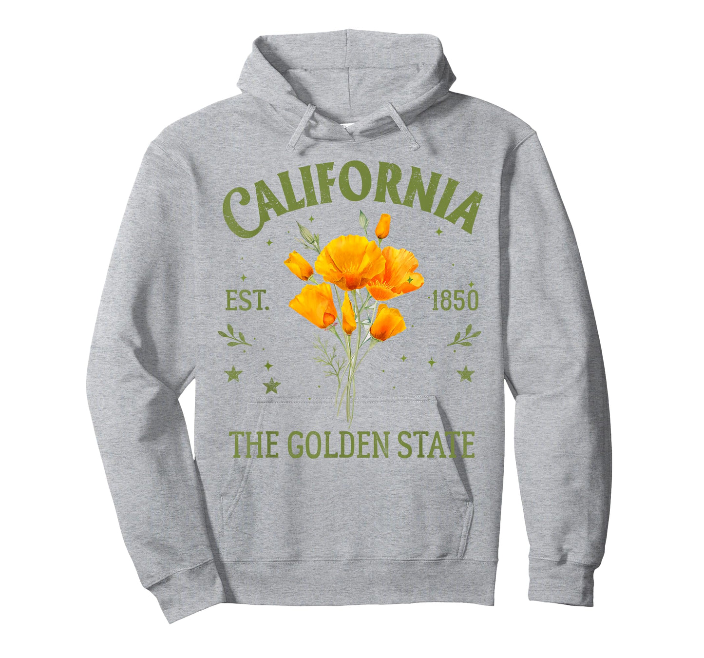 California State California Poppy California Souvenir Trip T-Shirt