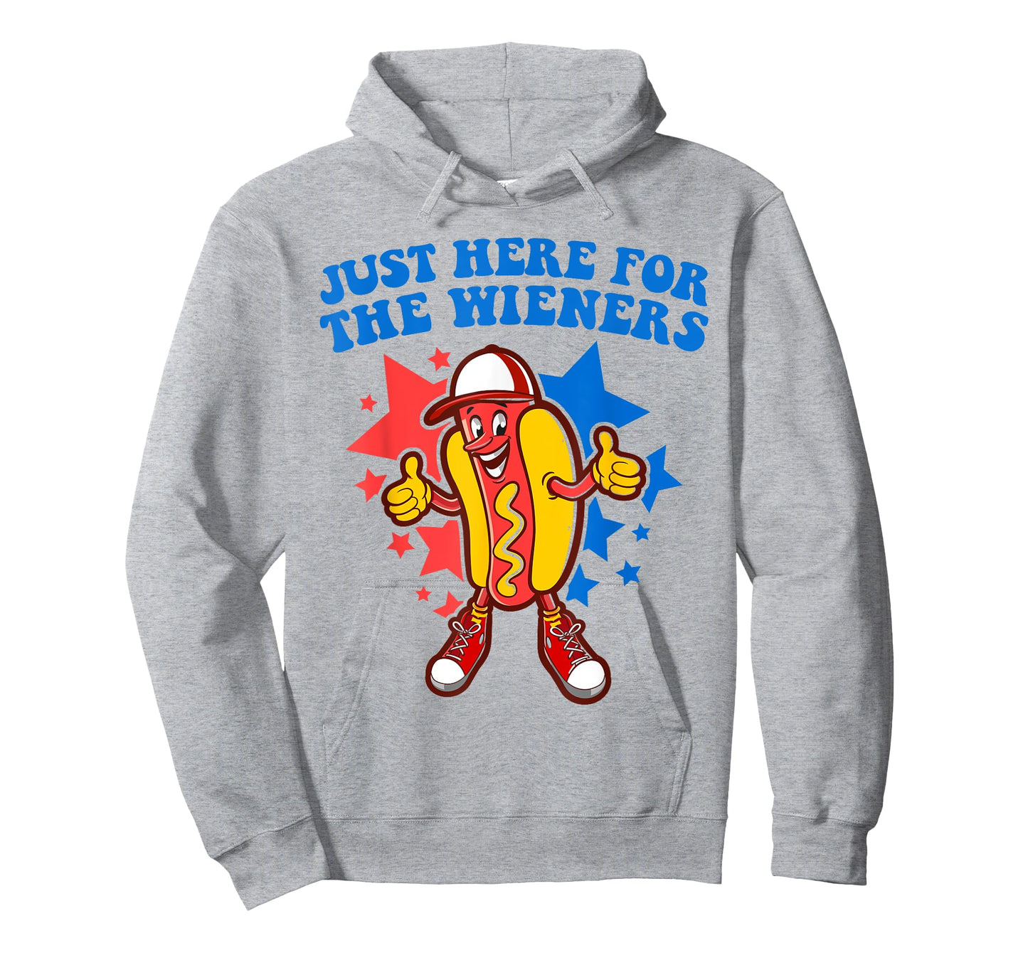 4th Of July Hot Dogs In Our I'm Just Here For The Wieners T-Shirt