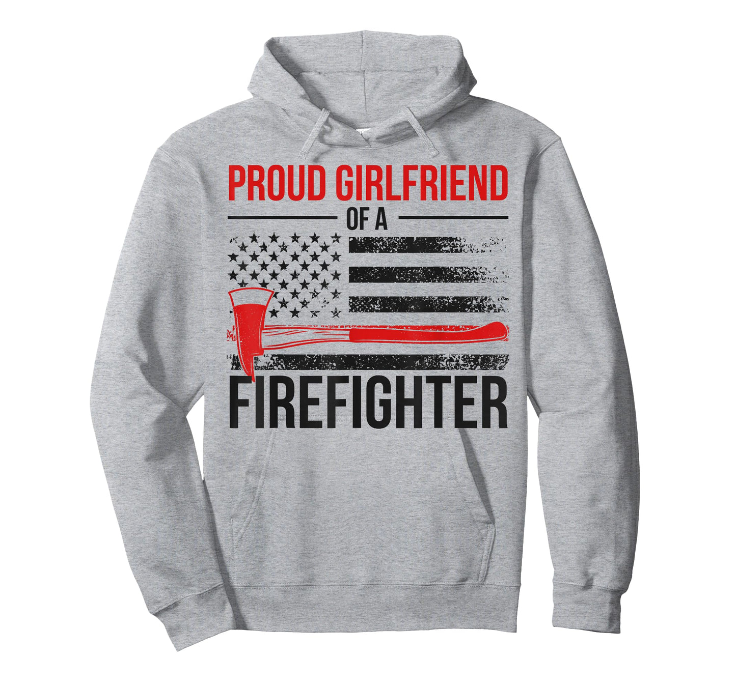 Proud Fire Girlfriend Of A Firefighter Girlfriend T-Shirt