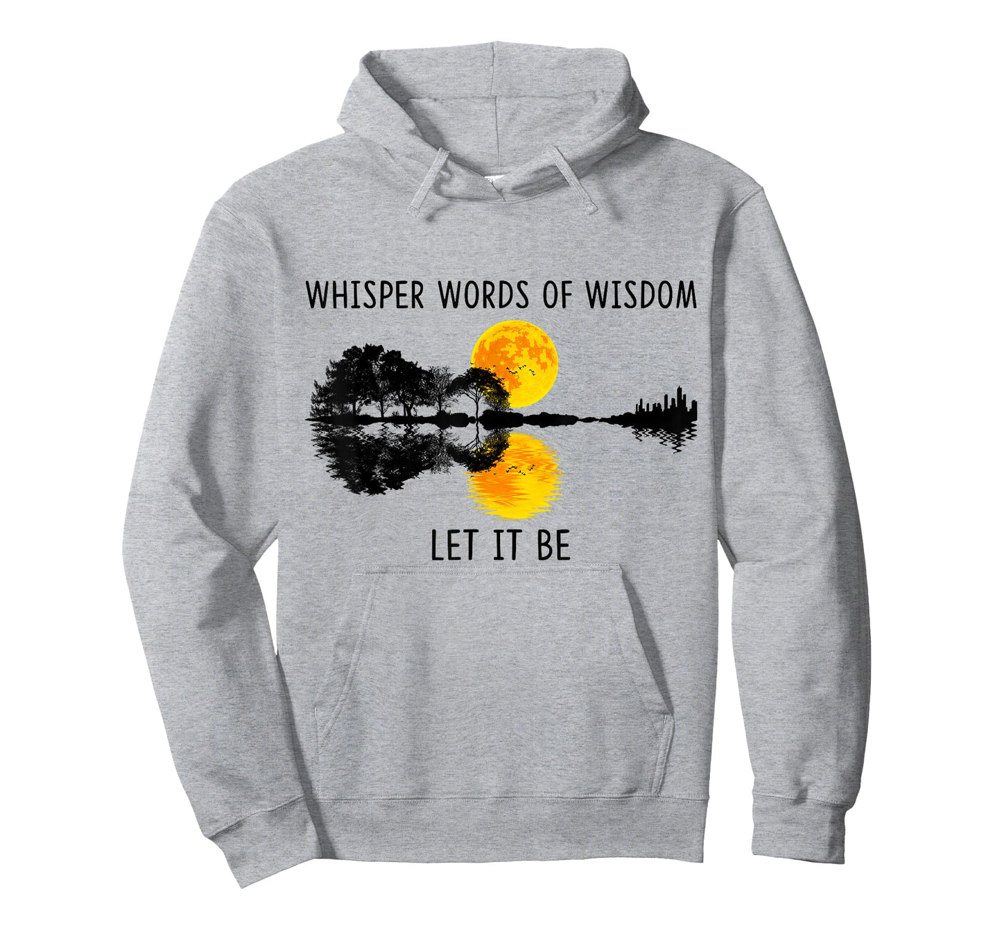 Whisper Words Of Wisdom Let-It Be Tshirt Guitar Lake Shadow T-Shirt