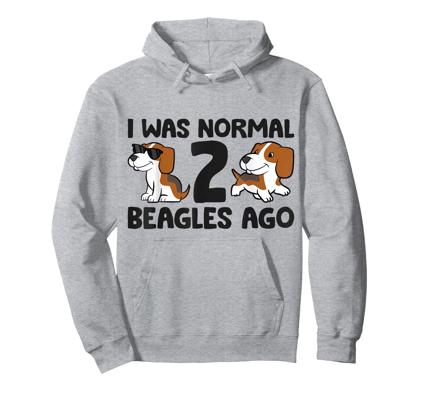 I Was Normal 2 Beagles Ago Funny Beagle T-Shirt