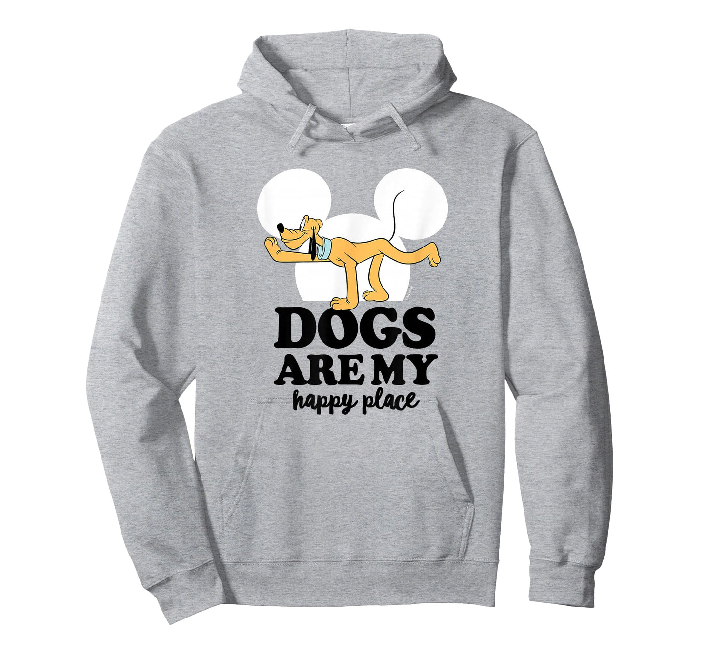 Pluto - Dogs are My Happy Place T-Shirt