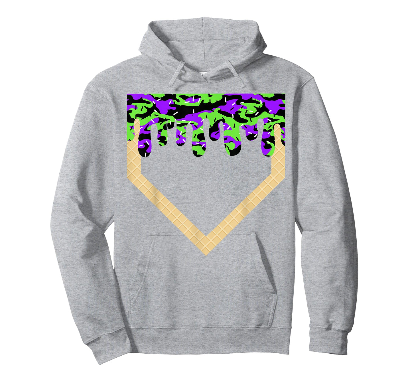 Halloween Baseball Home Plate Drip Baseball Lifestyle Boys T-Shirt