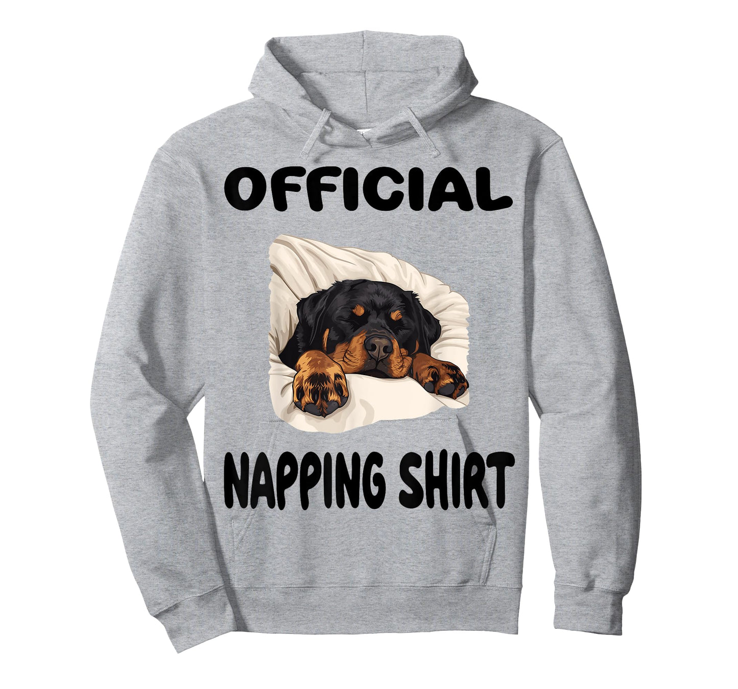 Rottweiler Rottie Dog Pajamas Nightgown Official Napping T-Shirt