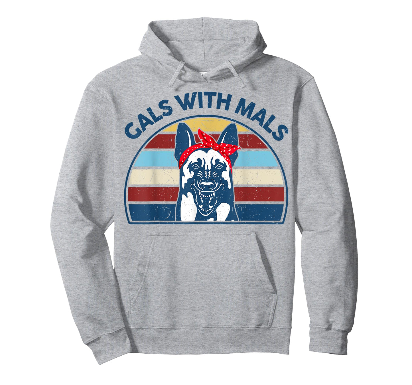 Funny Belgian Malinois Gals With Mals for Maligator Dog Mom T-Shirt