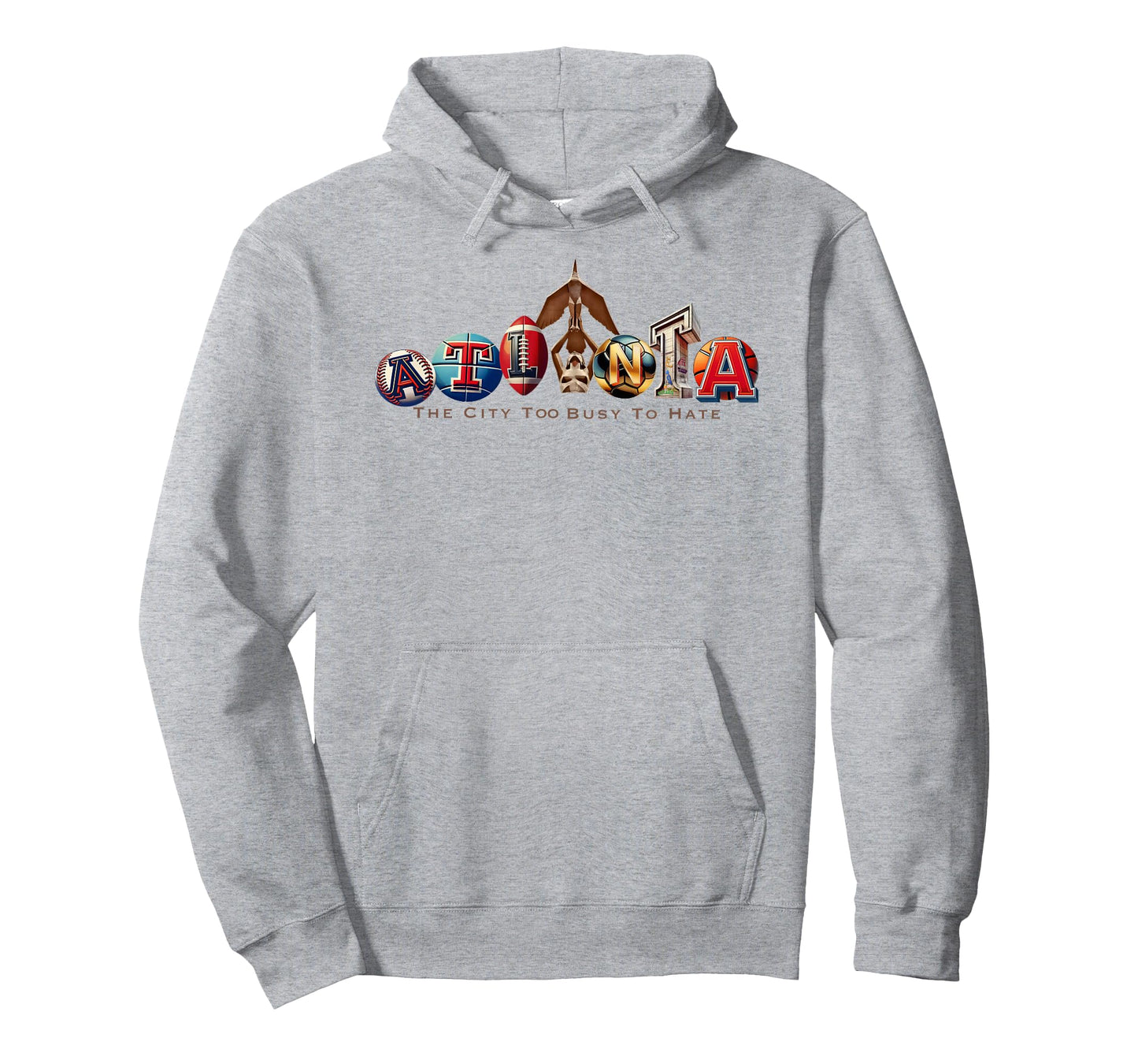 Silicon Peach Atlantan City Team Fan Atlanta Georgia Proud T-Shirt