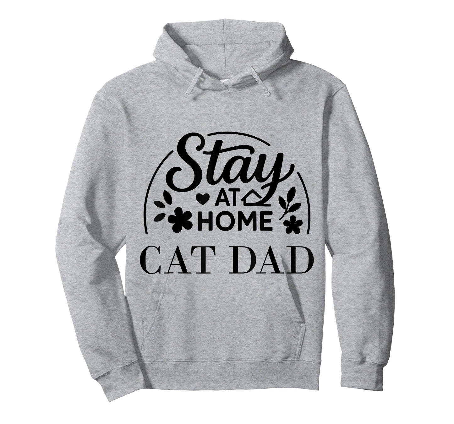 Stay at Home Cat Dad Funny Quote Suitable for Men Women. T-Shirt