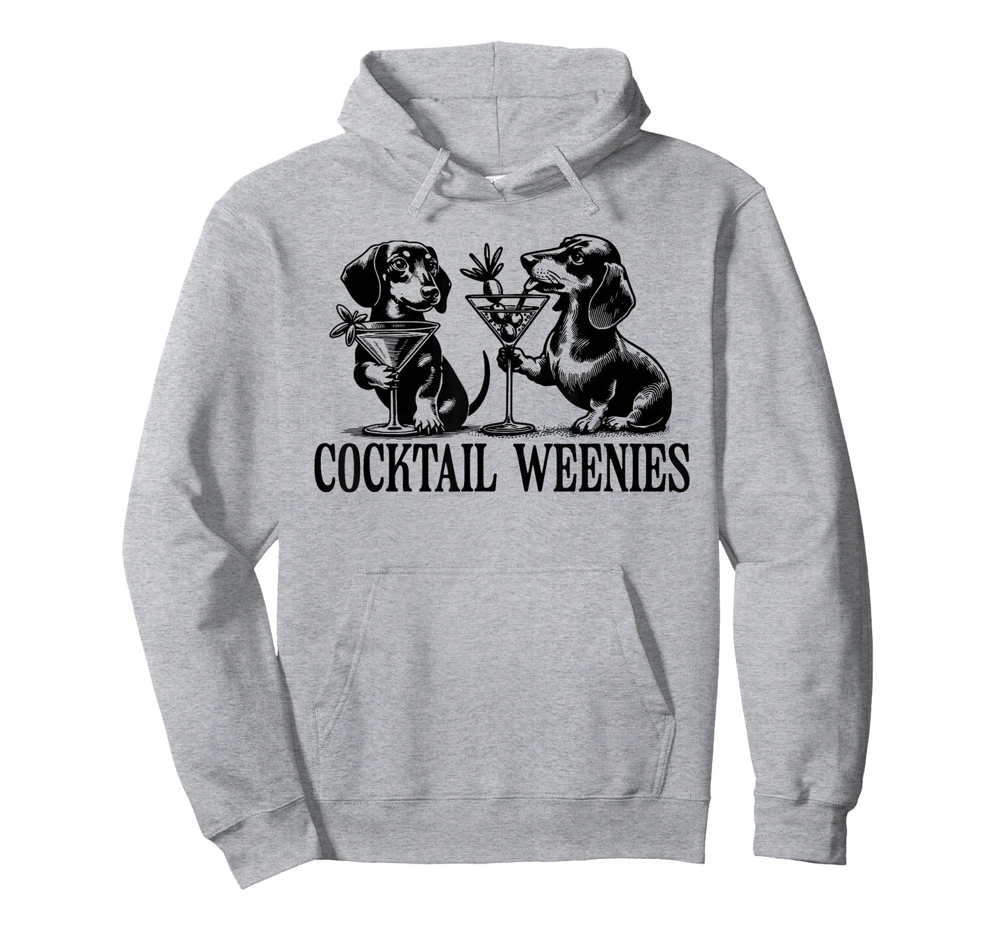 Martini Cocktail Lover Dachshund Cocktail Weenies Dachshund T-Shirt
