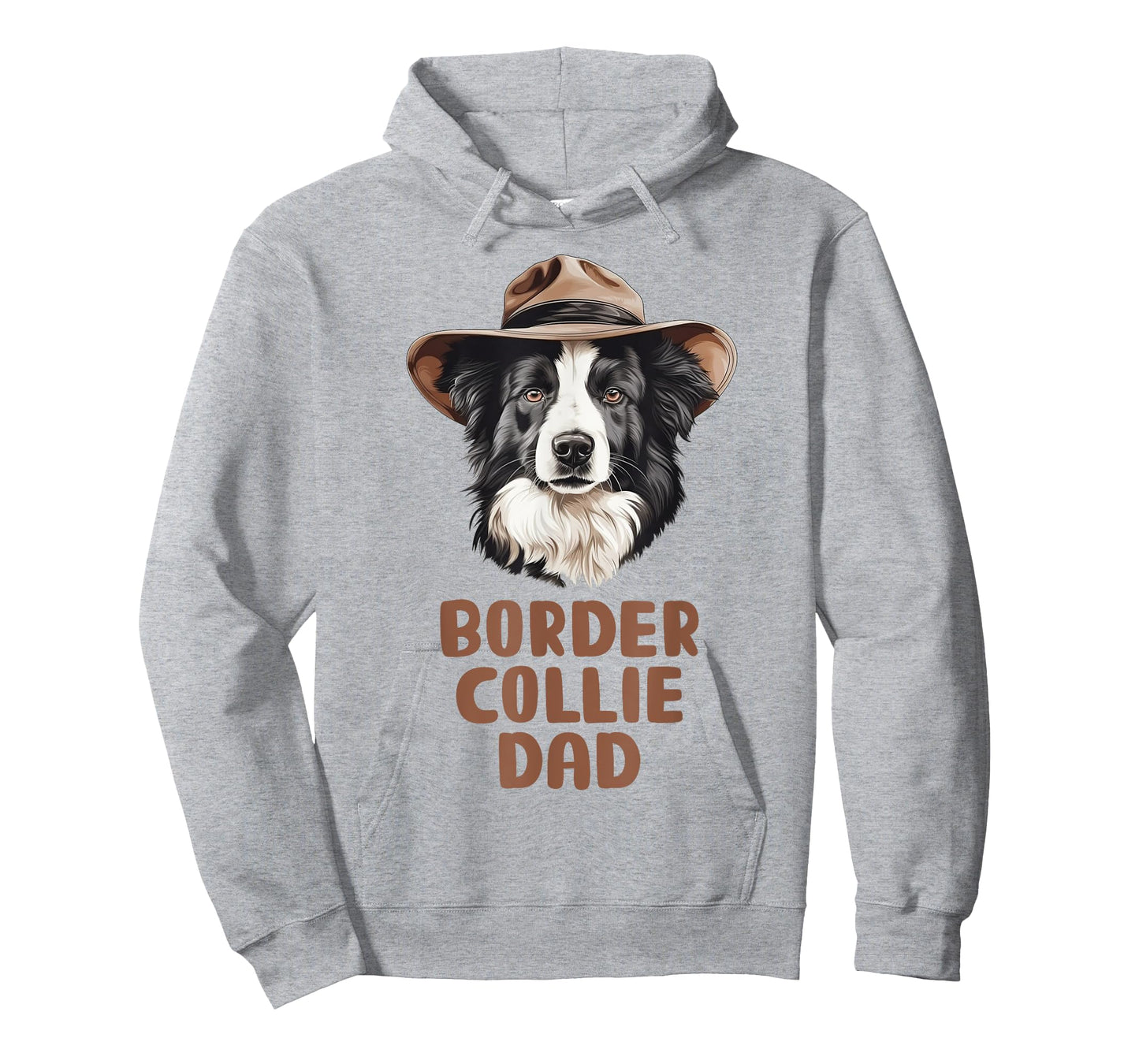 Border Collie Dad Dog Lover Gift Funny Border Collie Owner Men Women Girls Kids T-Shirt
