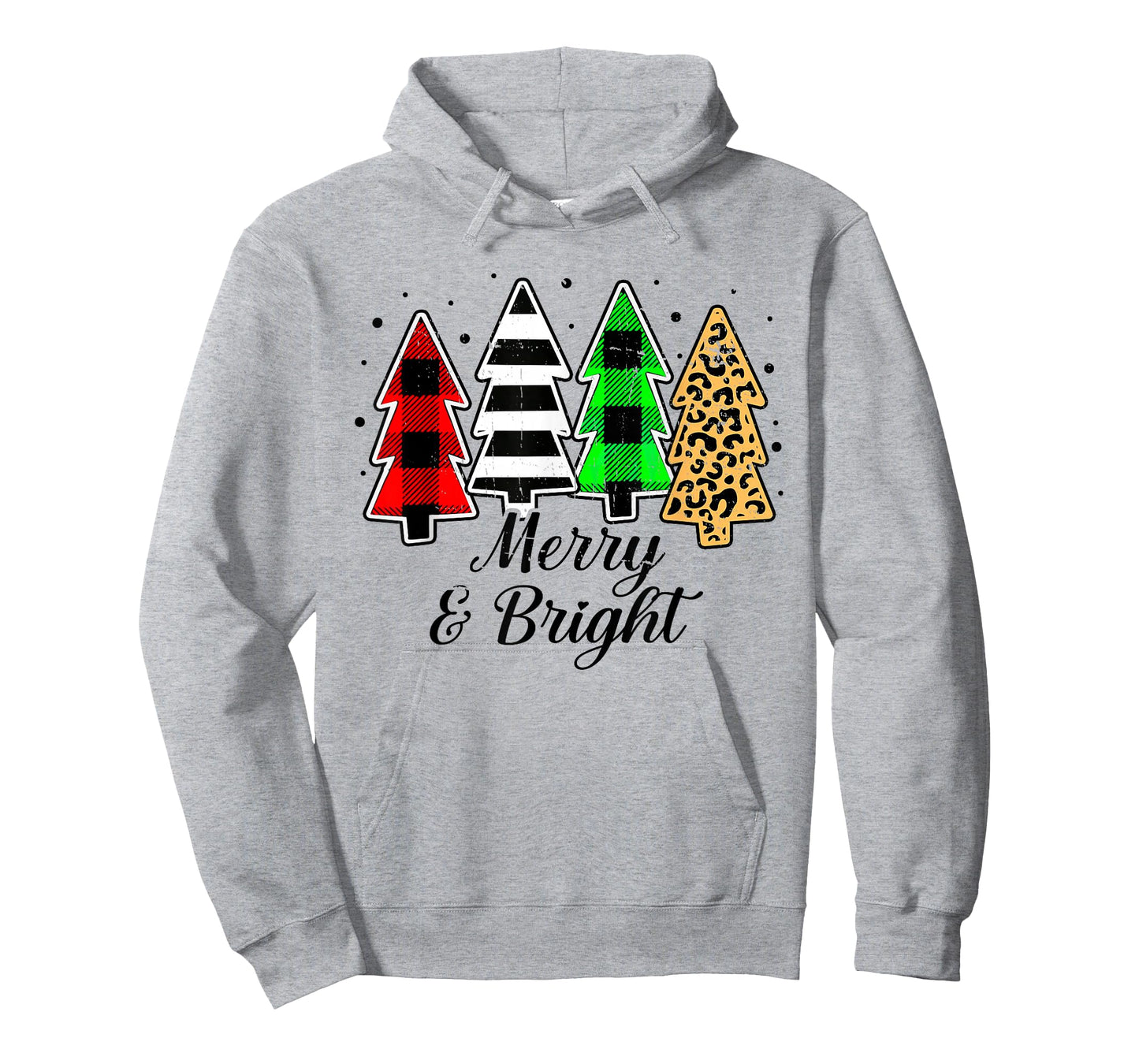 Merry and bright christmas family pajamas matching men women T-Shirt