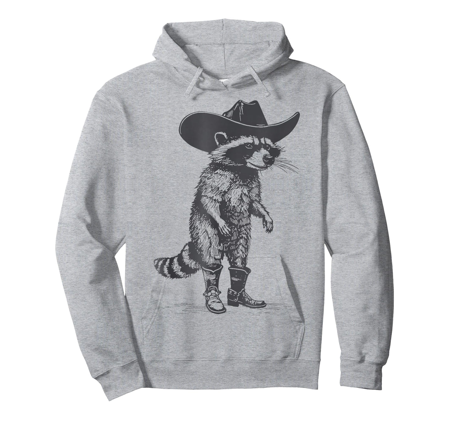 Vintage Raccoon Cowboy Cowgirl Trash Panda Western Country T-Shirt