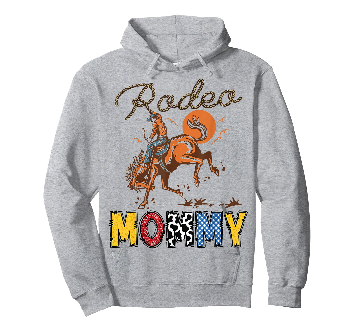 Rodeo Mommy Cowboy Cowgirl Birthday Matching Family T-Shirt