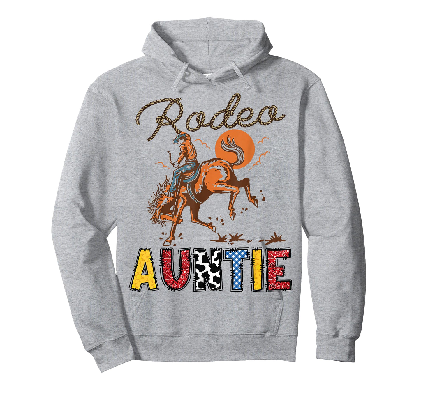 Rodeo Auntie Cowboy Cowgirl Birthday Matching Family T-Shirt