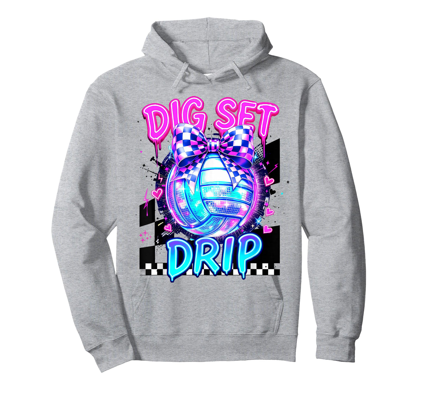 Volleyball Dig Set Drip Boys Girls Sport Lover T-Shirt