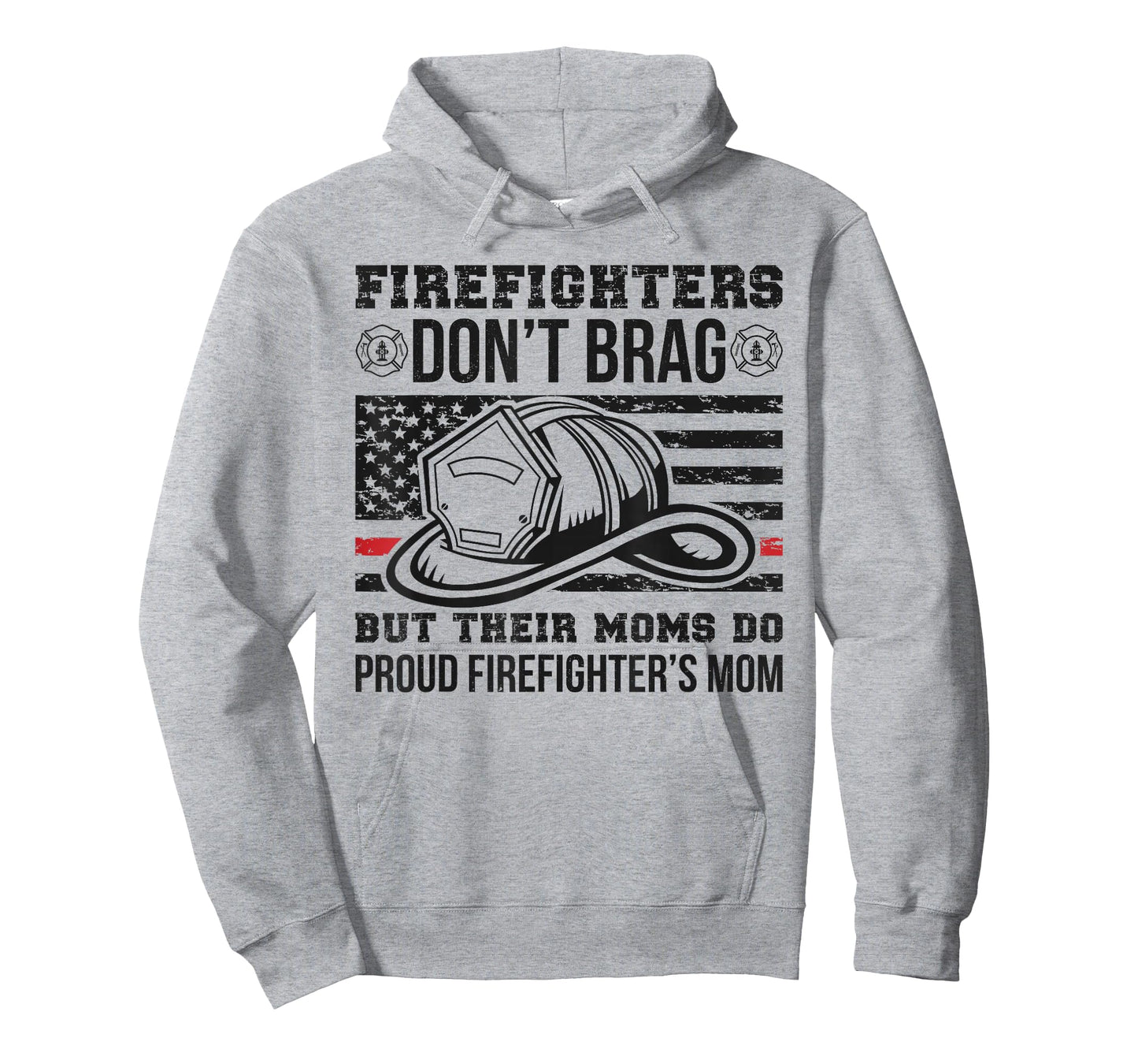 Funny Firefighter Mom Of A Fireman Mother Fire Mama T-Shirt