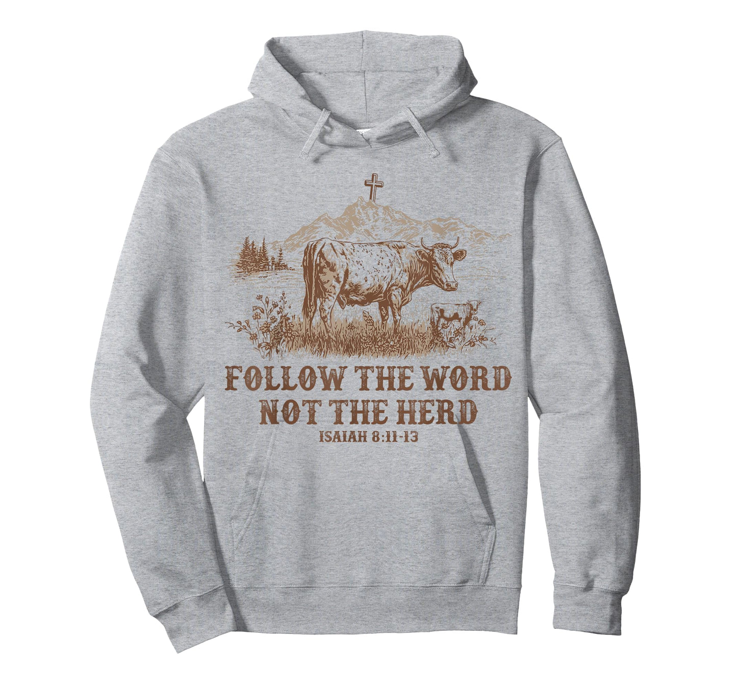 Follow the word not the Herd Western Christian T-Shirt