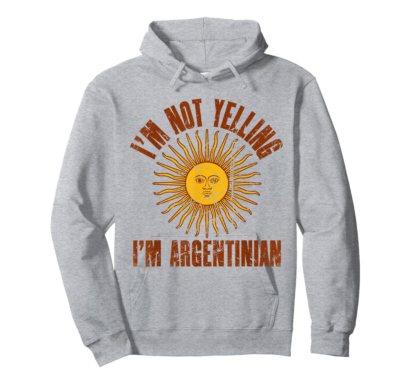 I'm Not Yelling I'm Argentinian | Retro Distressed Argentina T-Shirt