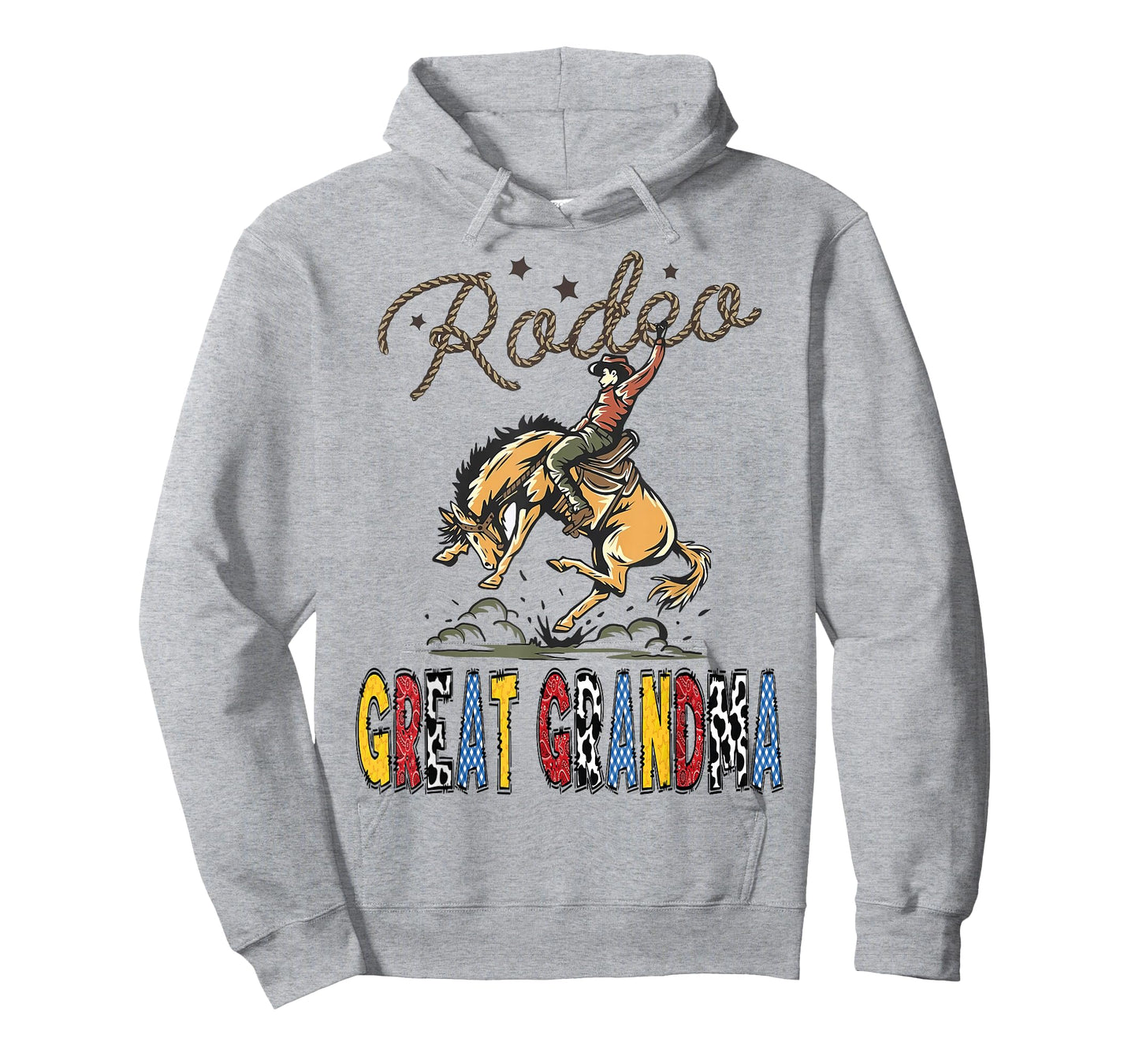 Rodeo Great Grandma Cowboy Cowgirl Birthday Family Matching T-Shirt