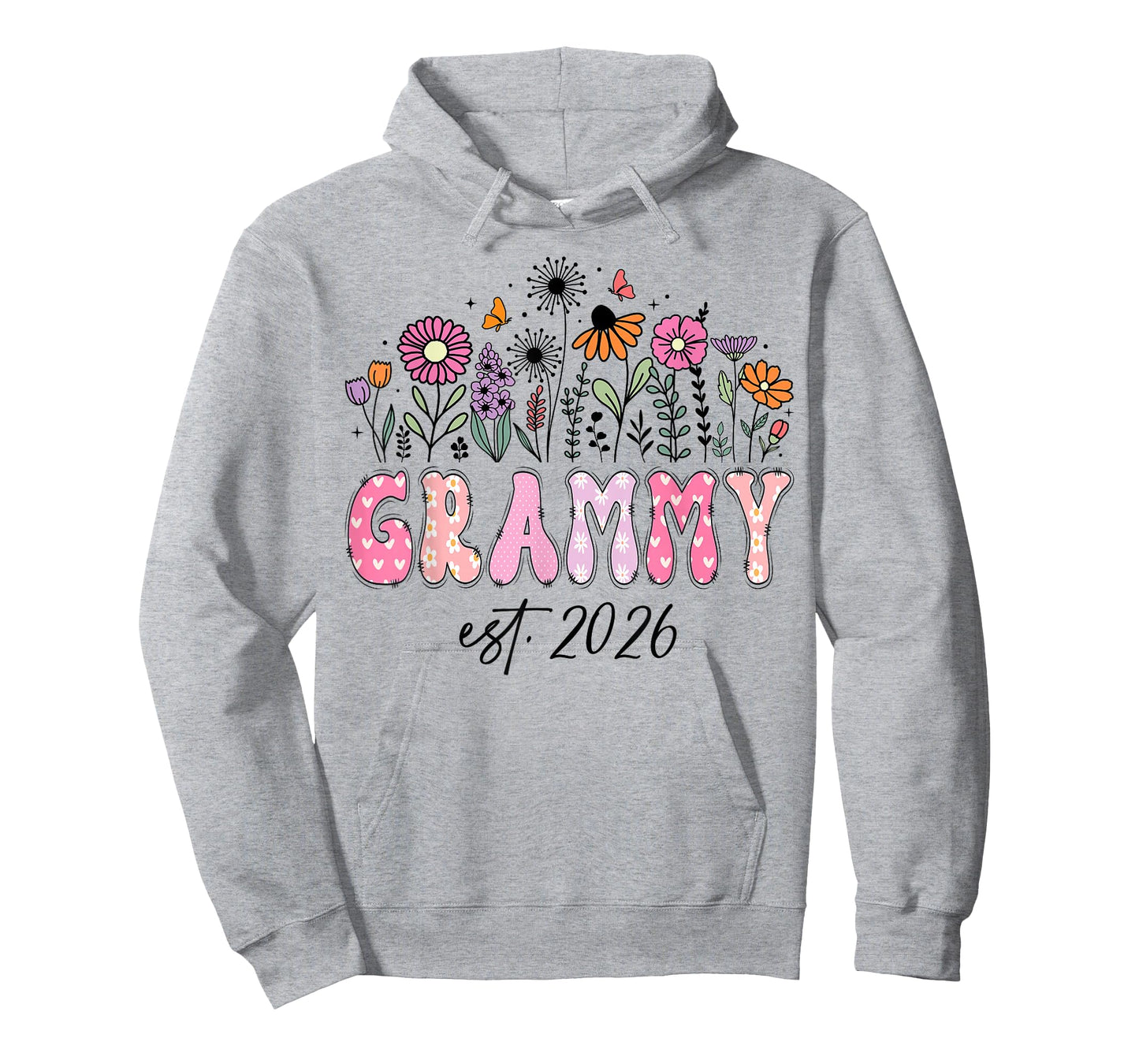Grammy Est. 2026 Pink Wildflower Promoted to Grammy T-Shirt