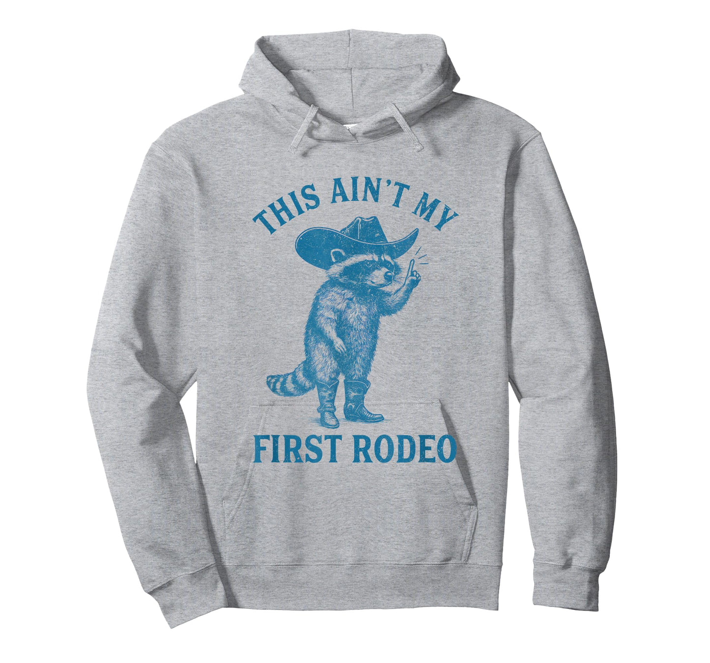 Funny Racoon Cowboy This Ain't My First Rodeo Western T-Shirt