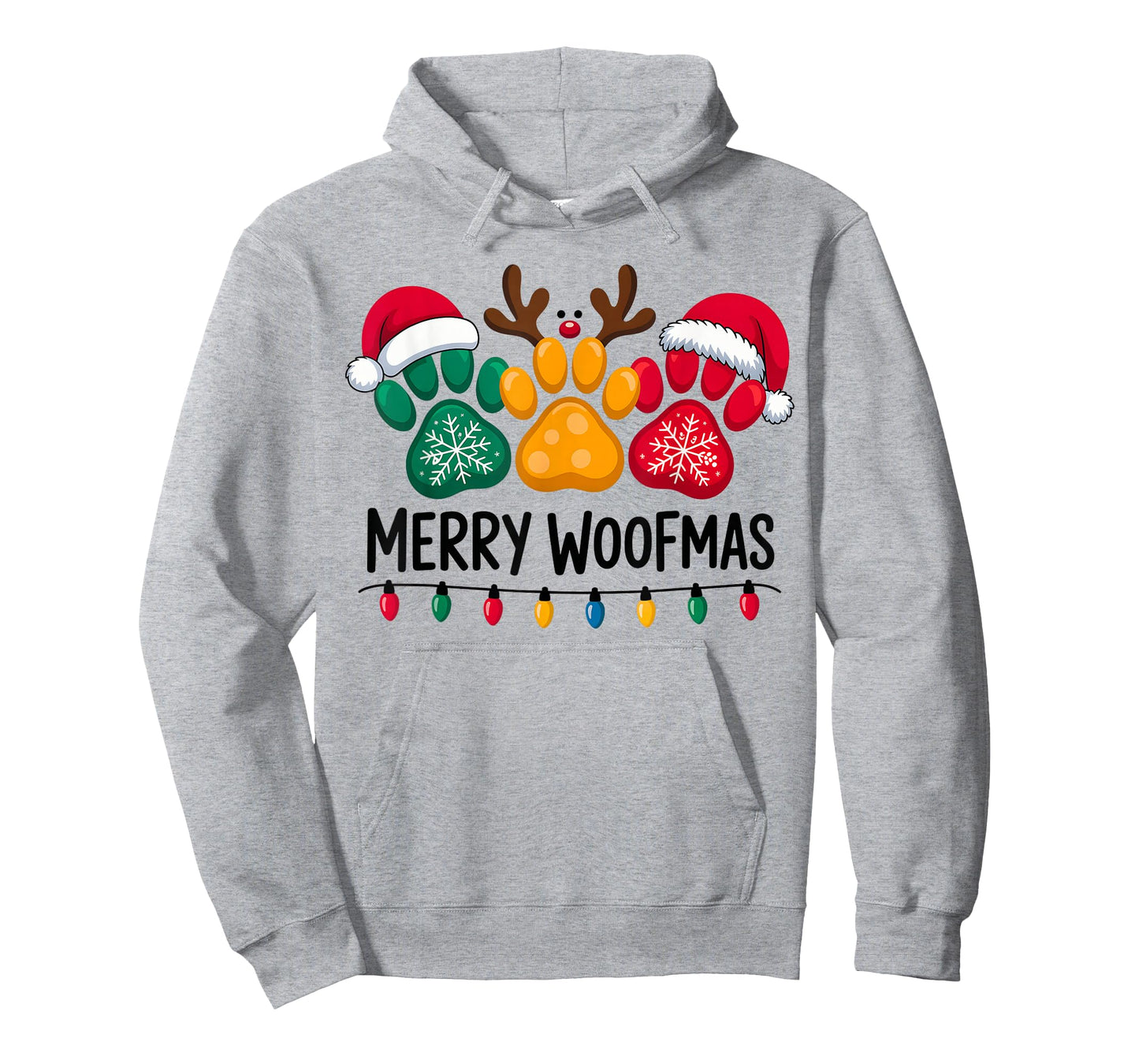 Merry Woofmas Christmas Dog T-Shirt