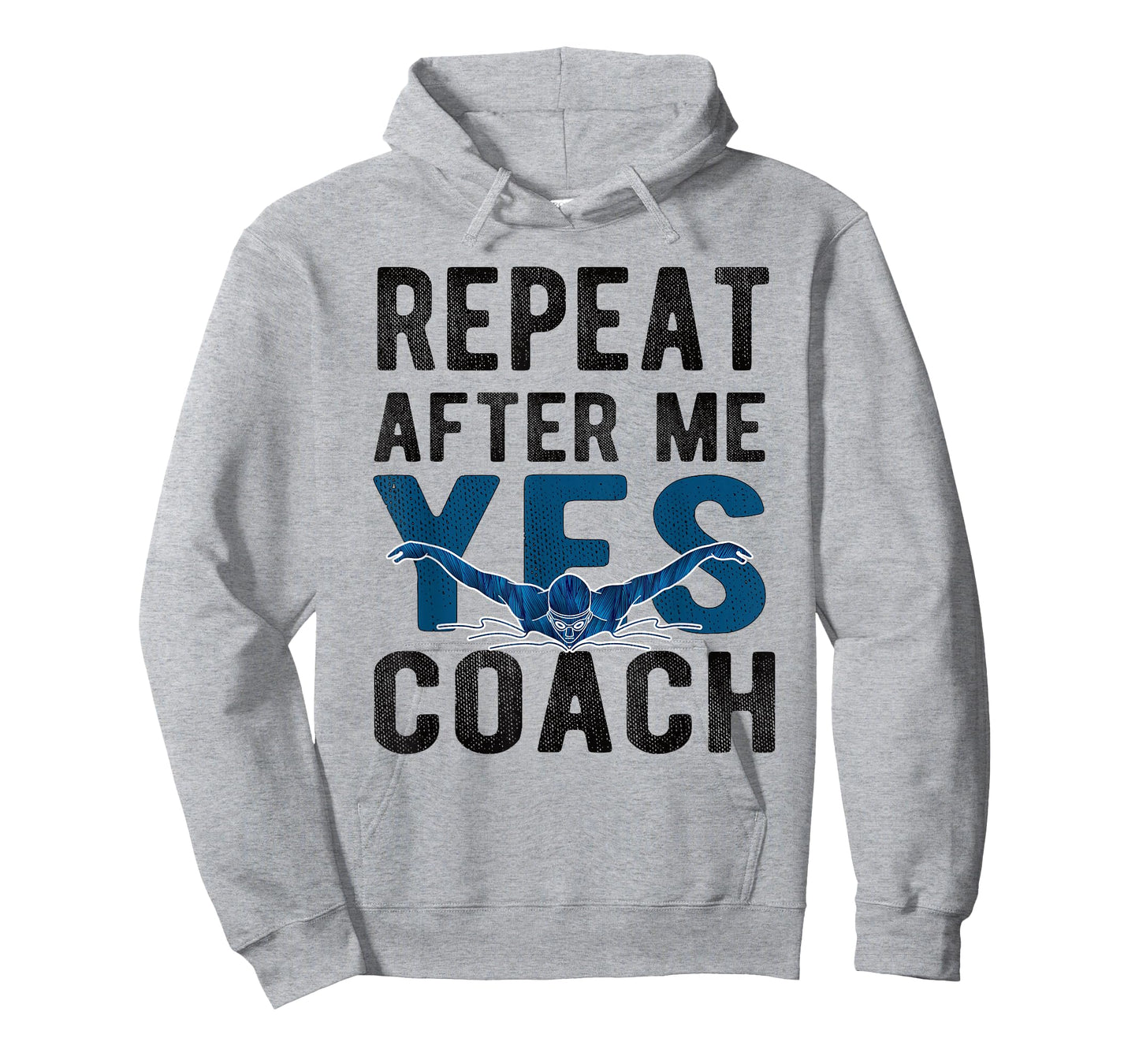 Repeat Yes Swim Coach Swimming Coach T-Shirt