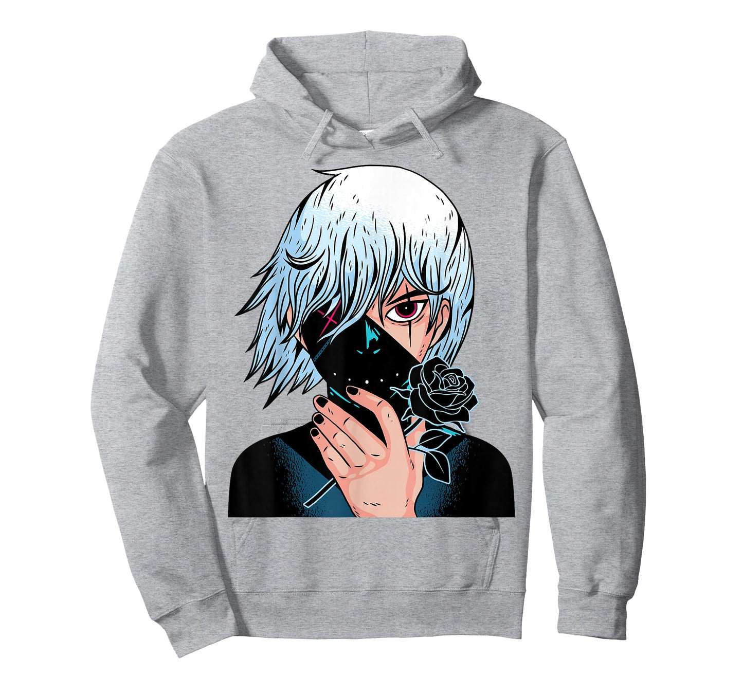Black Roses - Alt Aesthetic - Anime Manga Pink T-Shirt