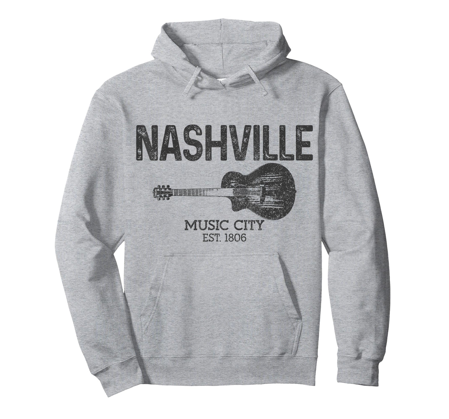 Nashville Est 1806 Guitar Vintage Country Music City T-Shirt