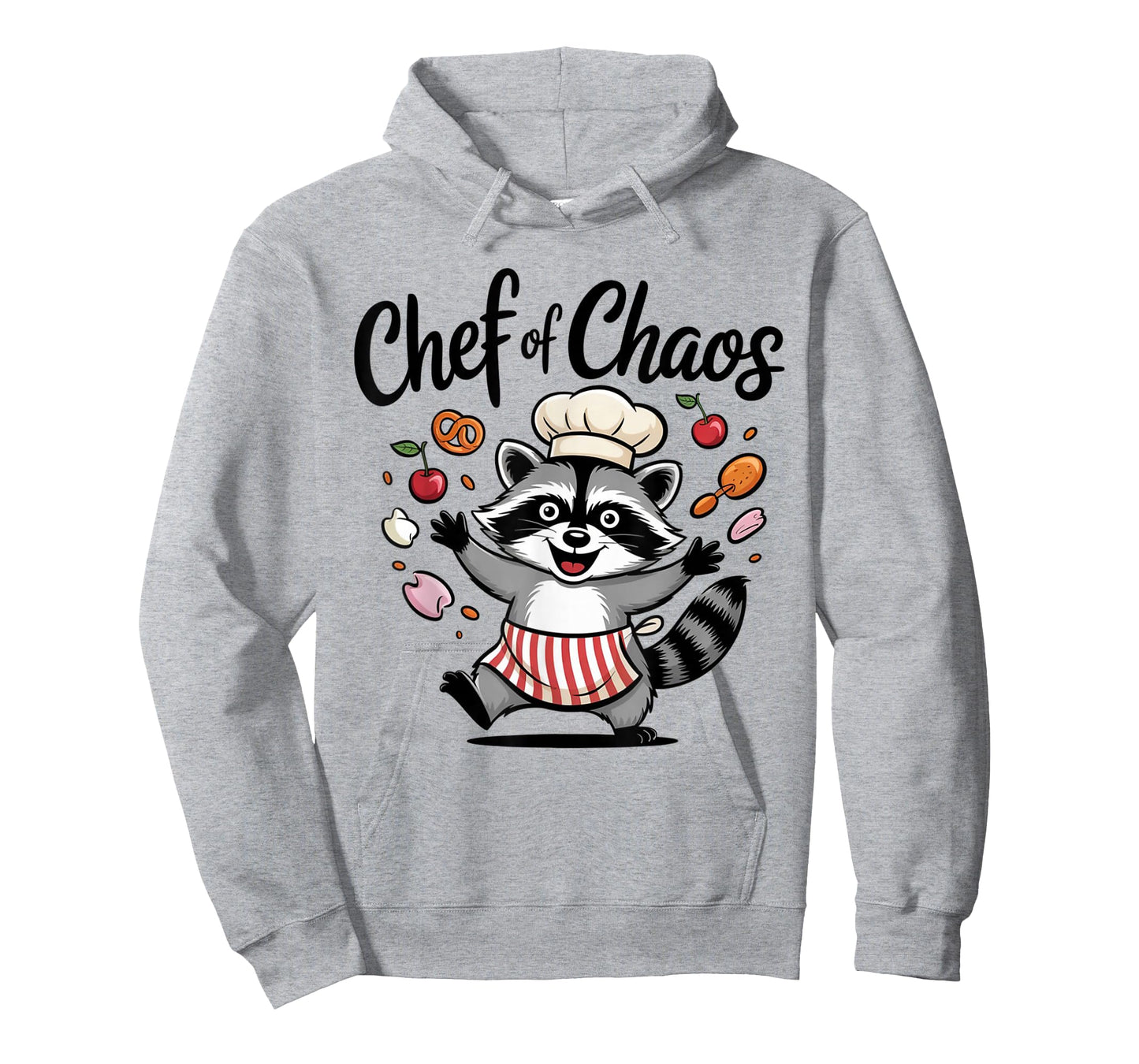 Chef of Chaos Raccoon Funny Cooking Kitchen Retro T-Shirt