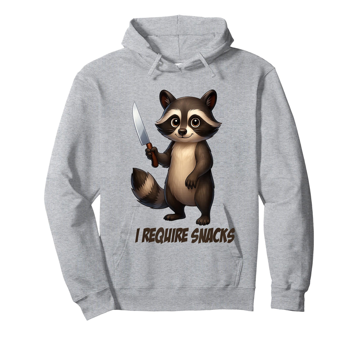 Funny Racoon I Require Snacks T-Shirt