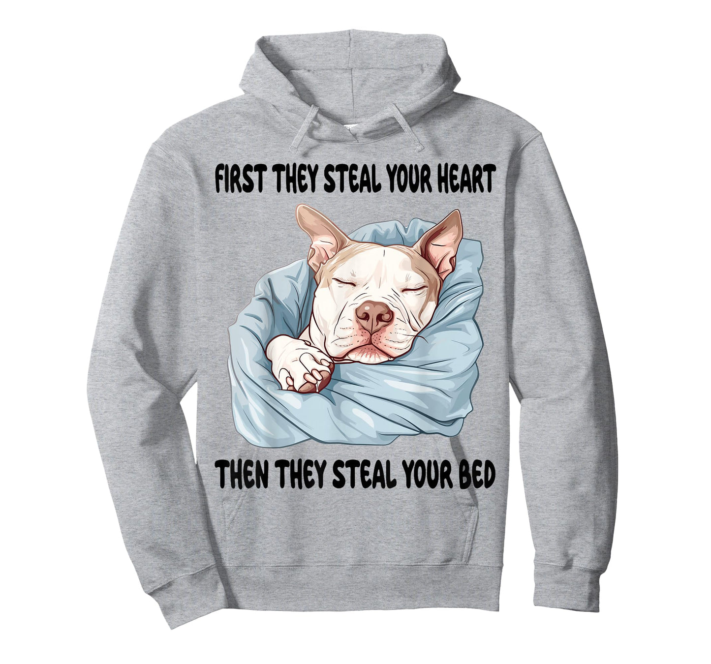 Pitbull Sleeping Pajamas Nightgown T-Shirt