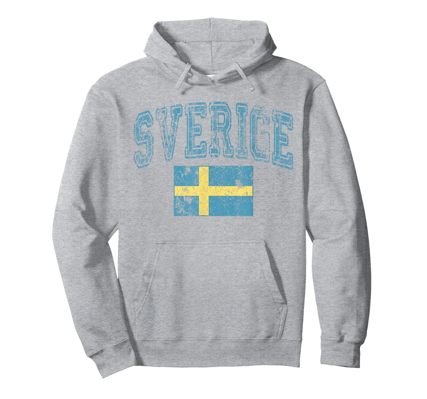 Vintage Retro Faded Sverige Sweden Flag Swedish Pride T-Shirt
