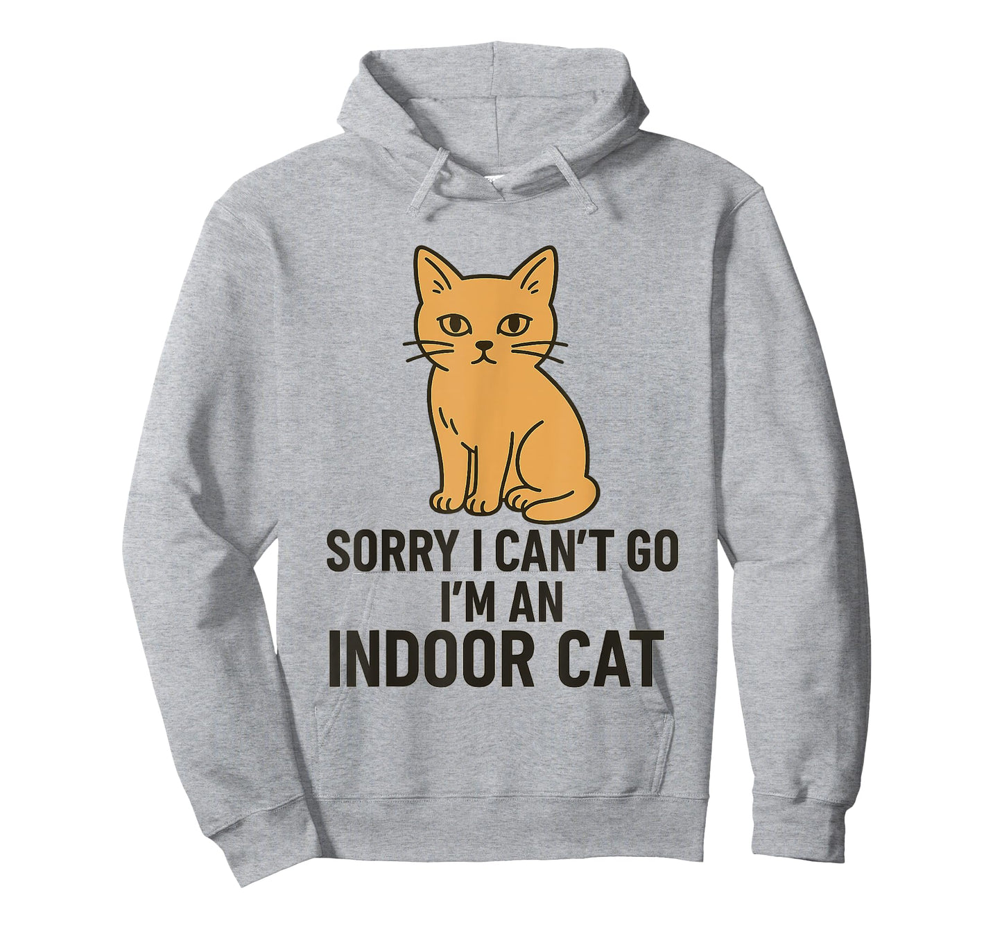 Sorry I Can’t Go I’m an Indoor Cat Funny Indoor Kitten T-Shirt