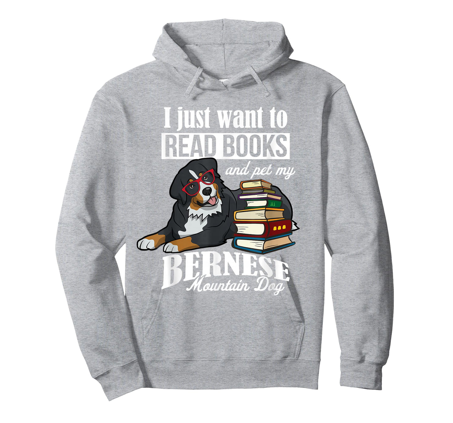 Retro Vintage Womens Read Books Bernese Mountain Dog Lover T-Shirt