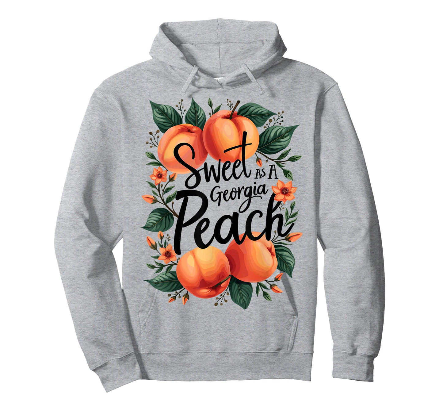 Sweet As A Georgia Peach Cute Funny Southern Georgia Girl T-Shirt