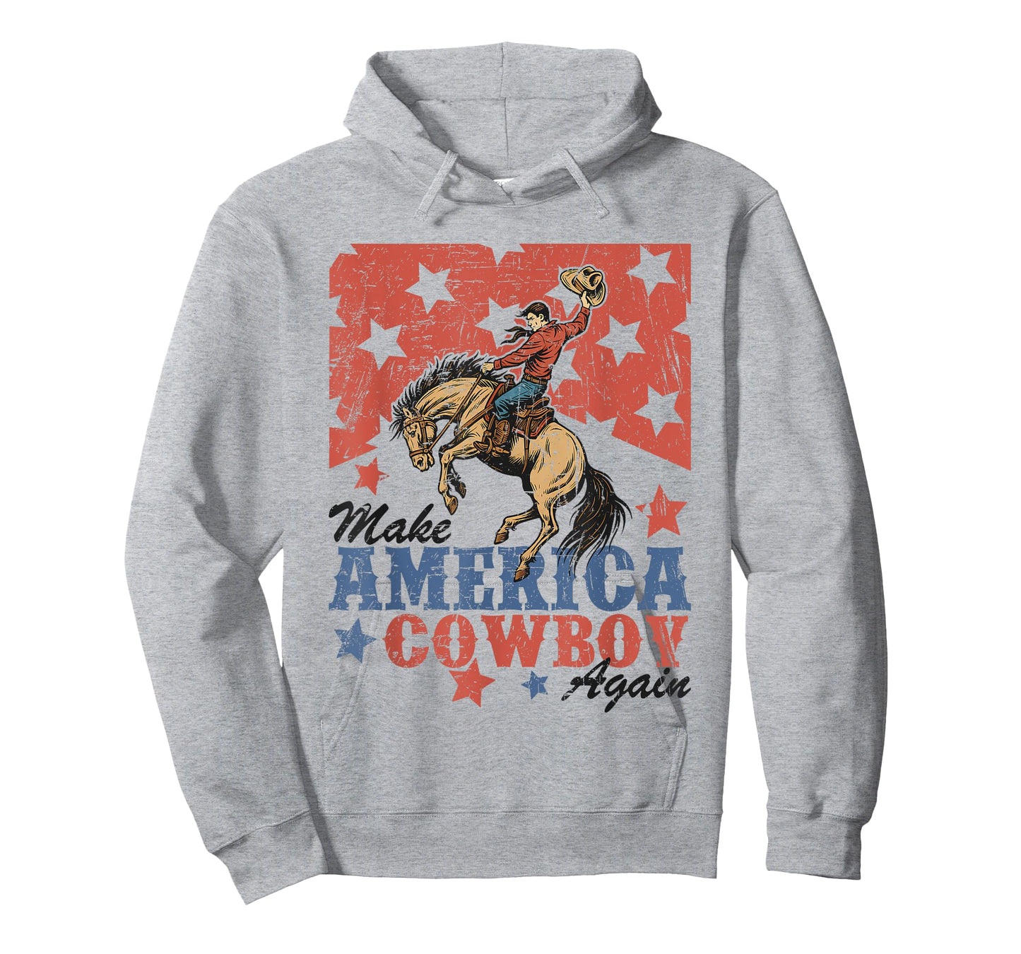 Make America Cowgirl Cowboy Again Western 4th Of July T-Shirt