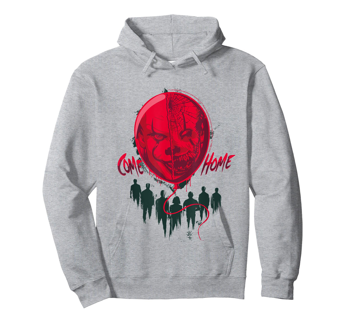 Come Home Creepy Clown Balloon Horror T-Shirt