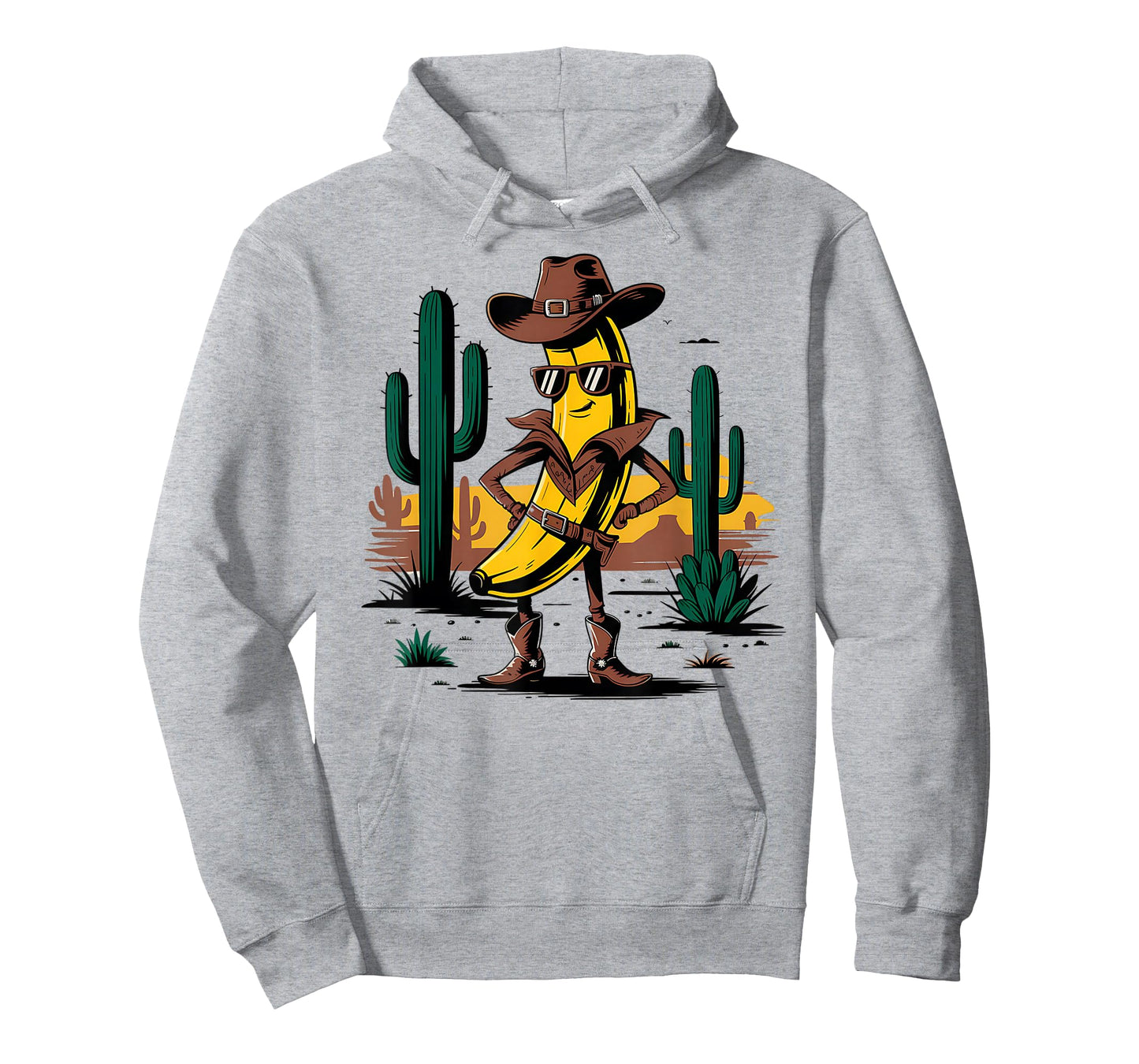Funny Banana Cowboy Cowgirl Desert Country Life Western T-Shirt