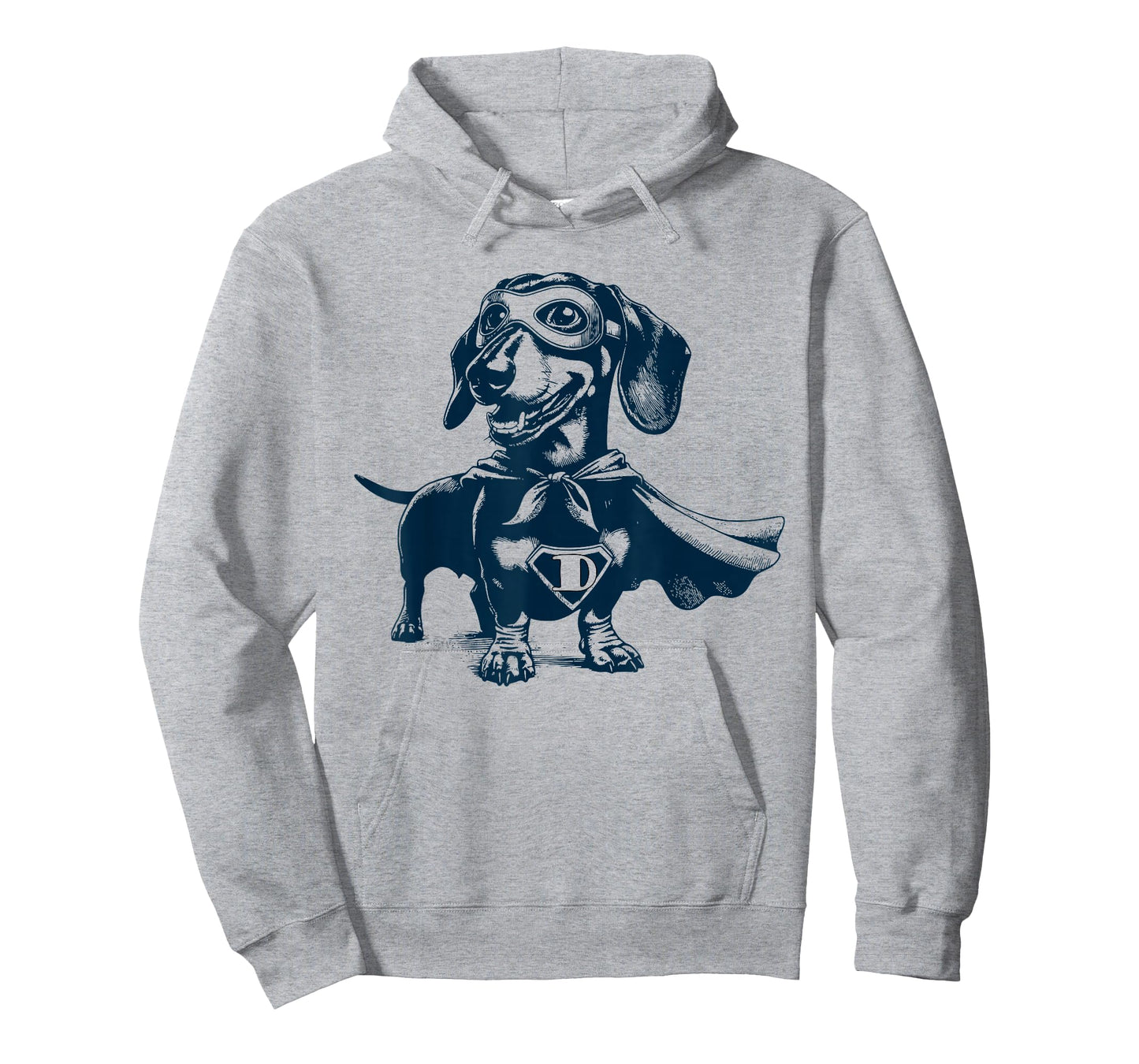 Super Weenie Hero Dachshund with Mask and Cape T-Shirt
