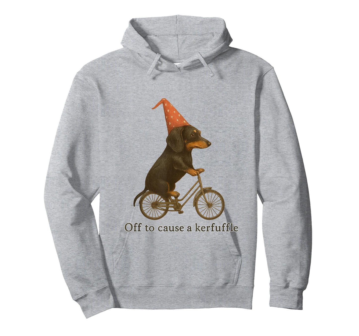 Off to Cause a Kerfuffle Funny Dachshund T-Shirt