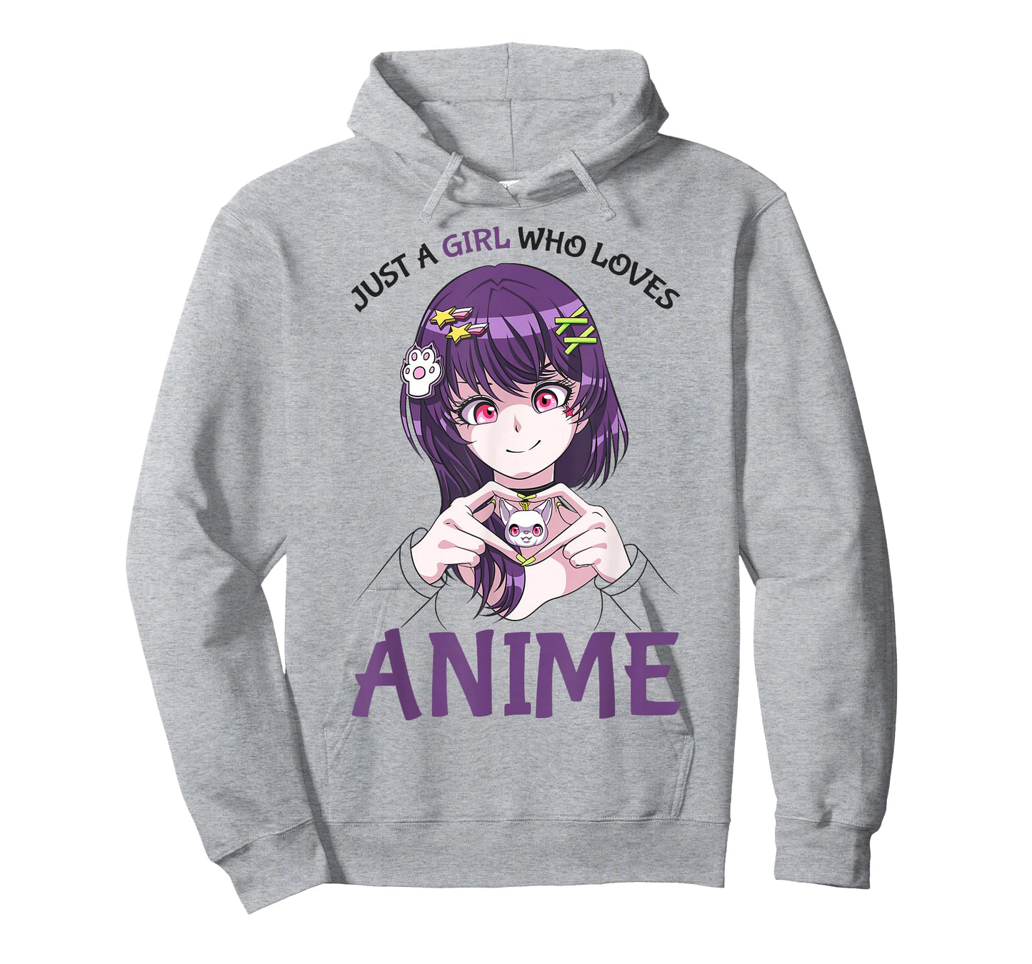 Just A Girl Who Loves Anime Teenage Girls Merch Stuff T-Shirt