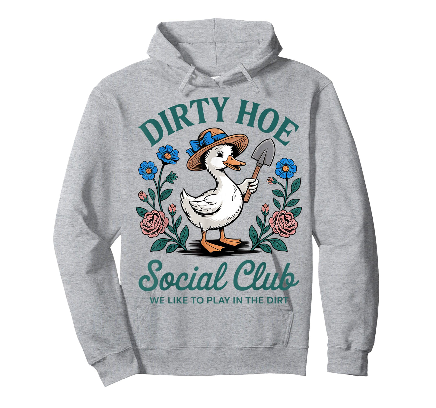 Dirty Hoe Gardening Social Club, We Like To Playing The Dirt T-Shirt