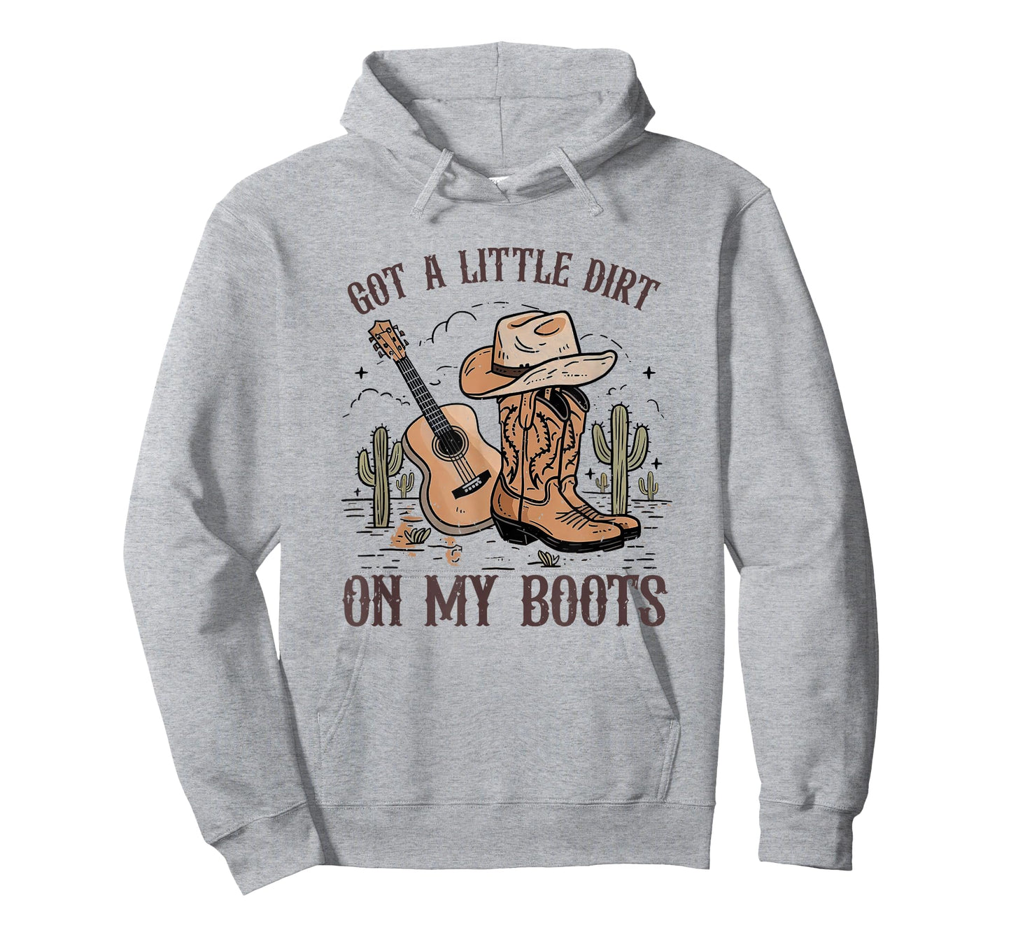Got A Little Dirt On My Boots Cowgirl Hat Western Country T-Shirt