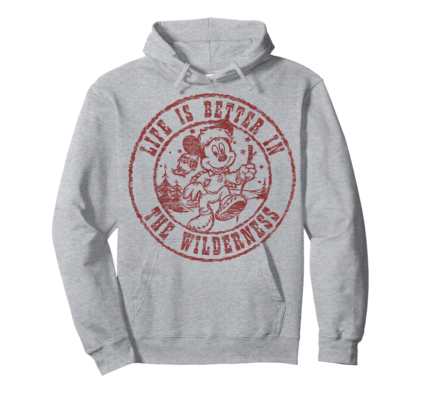 Disney Mickey and Friends Life is Better in The Wilderness T-Shirt Small