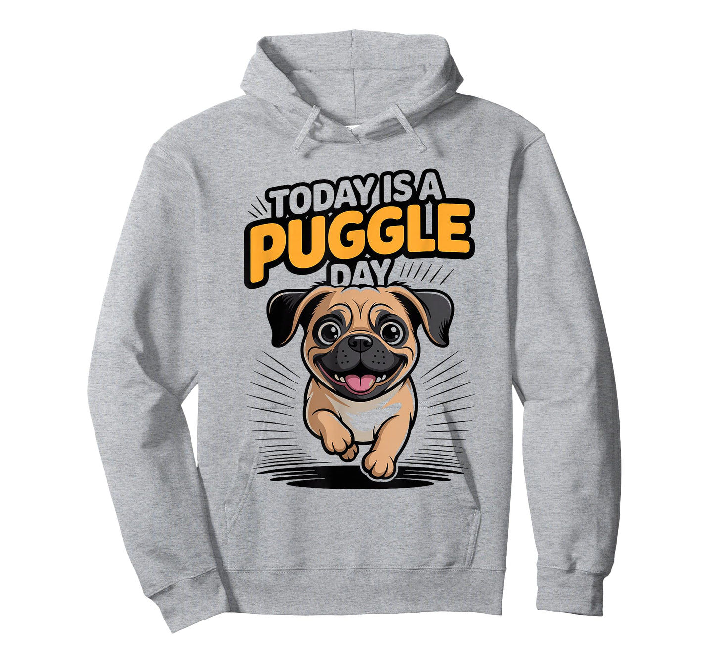 Today is A Puggle Day Cute Funny Designer Dog Mix Breed Pet T-Shirt
