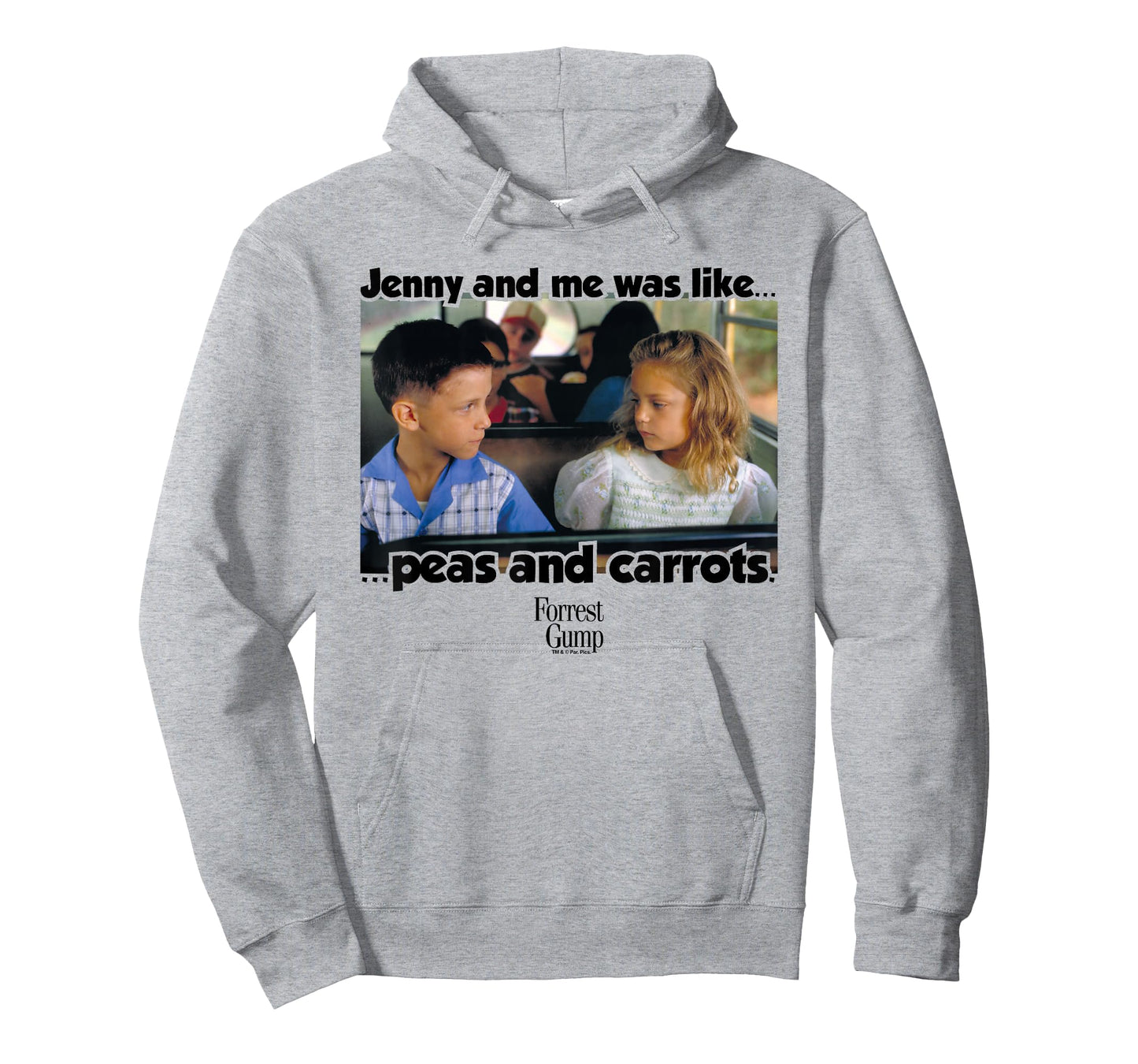 Forrest Gump Jenny And Me Was Like Peas And Carrots T-Shirt