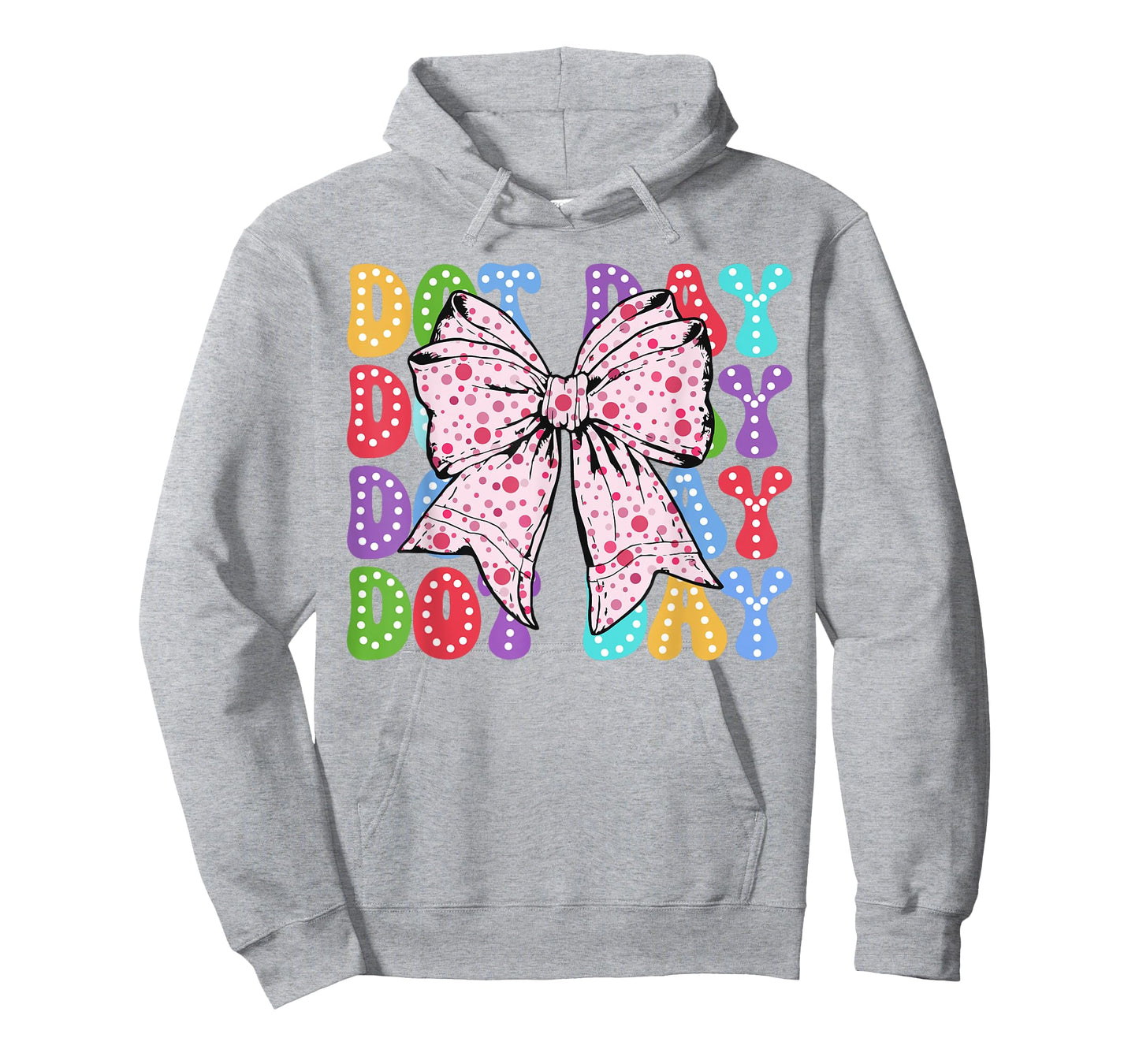 Coquette Polka Dot Bow Happy Dot Day for Teacher Girls Women T-Shirt