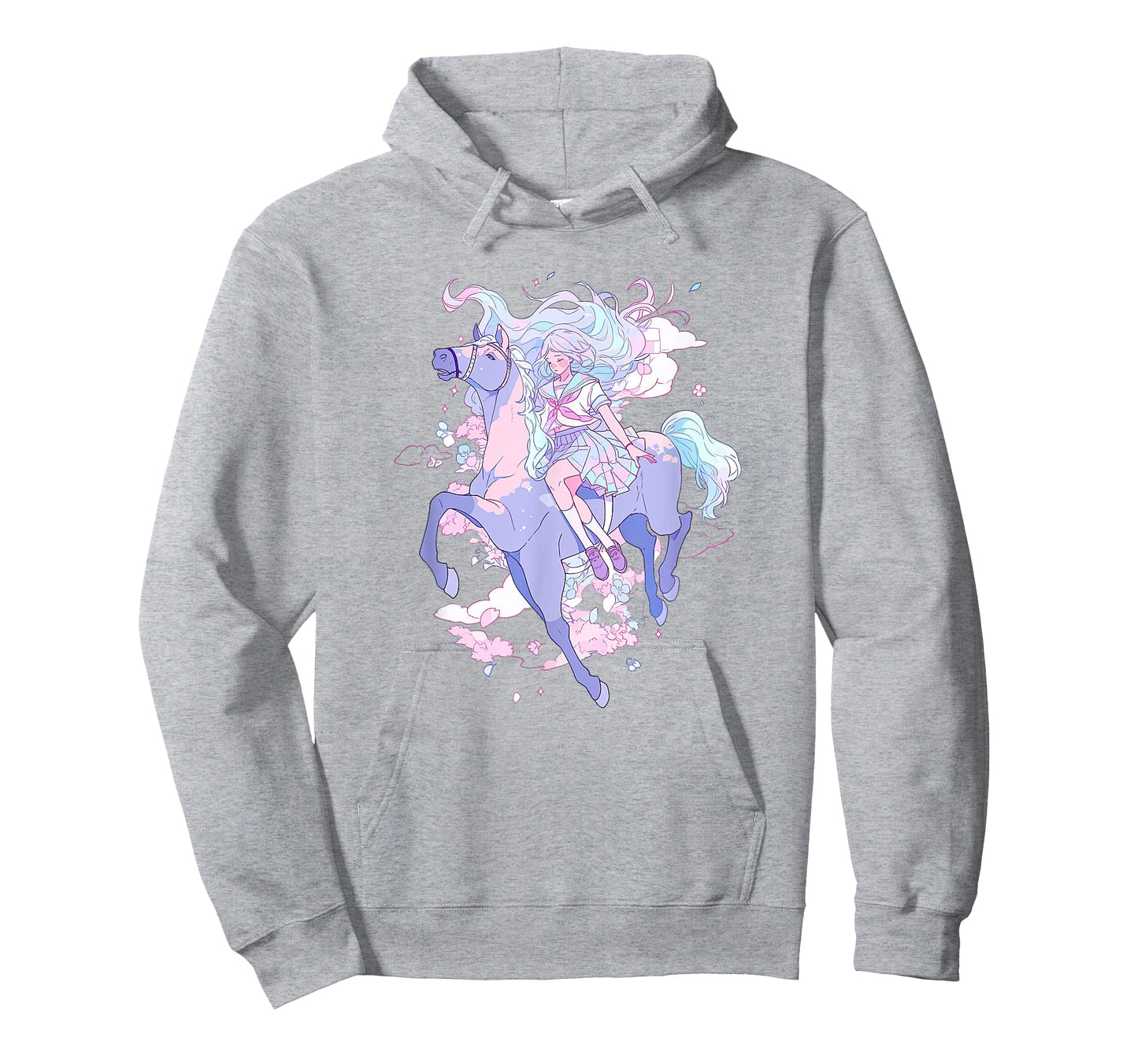Horse Girl funny Pastel japan Anime Aesthetic japanese T-Shirt