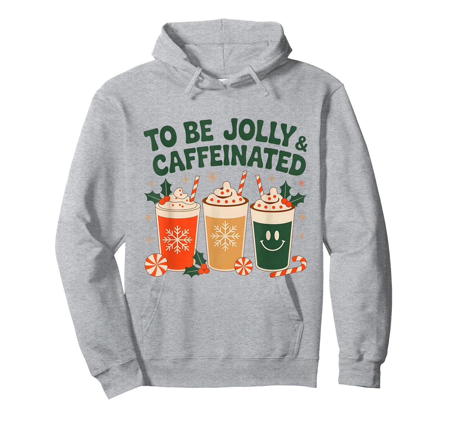 to Be Jolly & Caffeinated Holiday Coffee T-Shirt