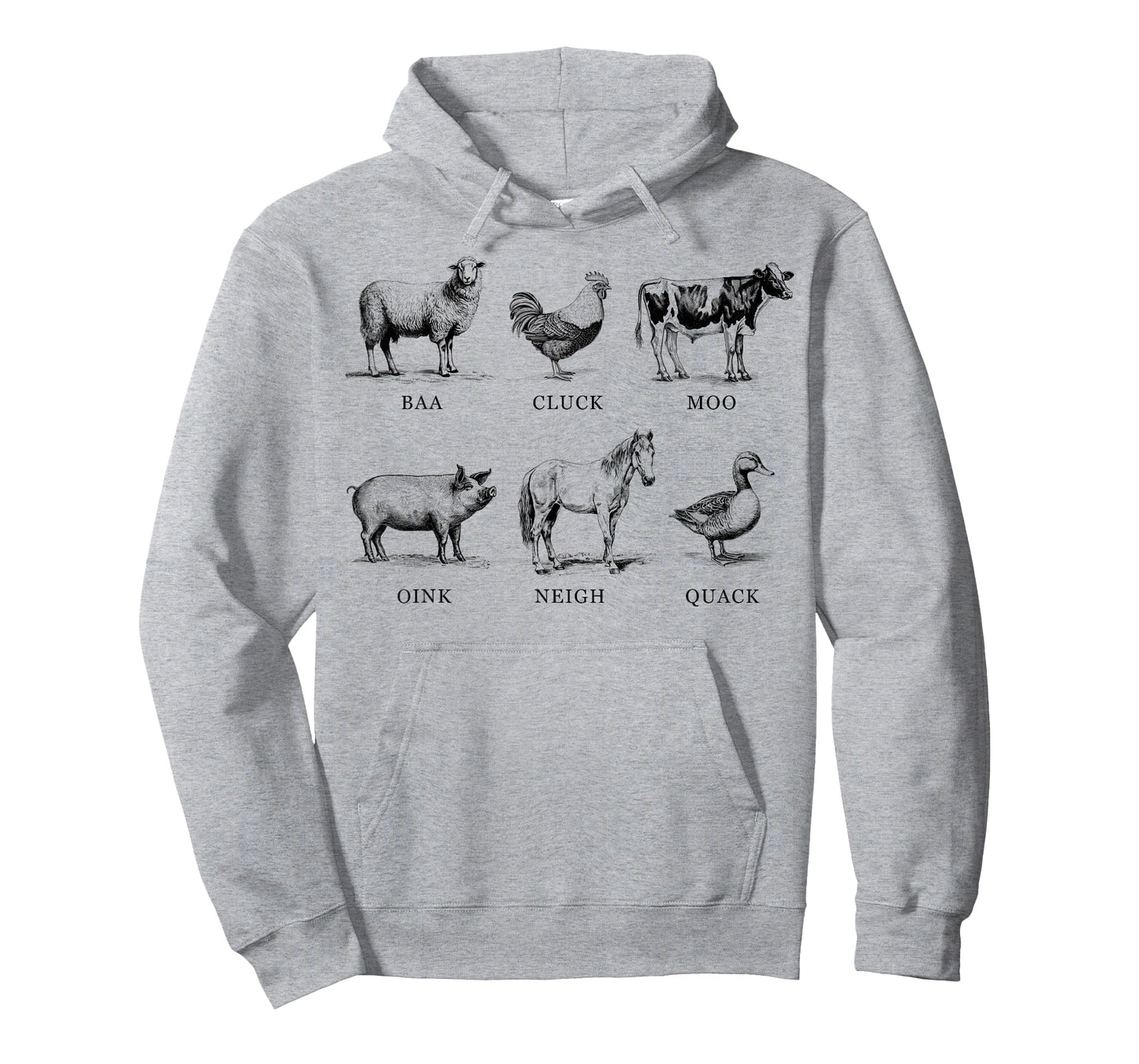Farm Animal with Sound Cow Pig Sheep Chicken Horse Duck T-Shirt